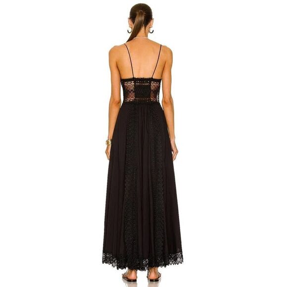 Charo Ruiz Brenda Long Dress black XL - Picture 3 of 13